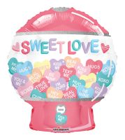 18" Sweet Love Candy Machine Balloon