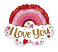 28" I Love You Rainbow Balloon