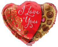 22" Heart Chocolate Box Shape Balloon