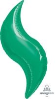 Curve 36" Green Balloon