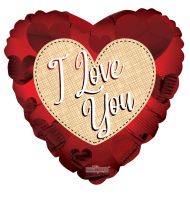 18" I Love You Handmade Heart Balloon