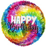 18" Groovy Birthday Holo Balloon