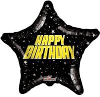 18" Birthday Space Holo Balloon