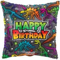 18" Birthday Dino Fossils Balloon