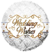 18" Wedding Wishes Balloon