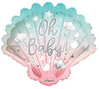 28" Oh Baby Shell Shape Balloon