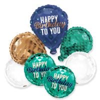 Balloon Bouquet Happy Birthday To You Balloons Pattern