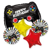 Balloon Bouquet Happy Birthday Gamer
