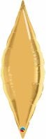 Taper 27" Metallic Gold Balloon
