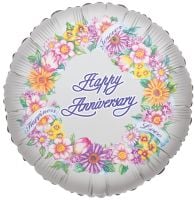 18" Anniversary Greeting Balloon