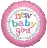 09" New Baby Girl Balloon