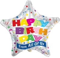 18" Big Letters Birthday Balloon
