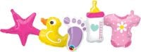 Garland Baby Girl (2pcs) Balloon