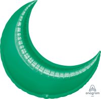 Crescent 26" Green Balloon