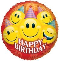 36" Party Smilies Birthday Balloon