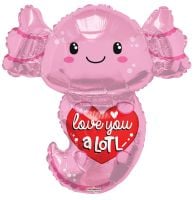 36" Love You A Lot Shape Shape Balloon