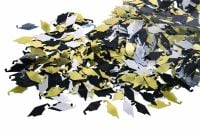 Confetti Grad Cap Gold, Silver and Black (0.5oz)