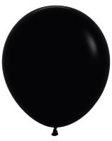 18" Fashion Black (25pcs) Sempertex Balloons
