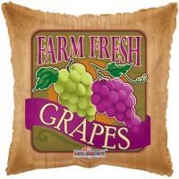 18" Farm Fresh Fruit Grapes (non-packaged) Balloon