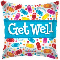 18" Get Well Bandaids Balloon