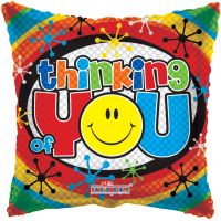 18" Thinking Of You Smiley Balloon