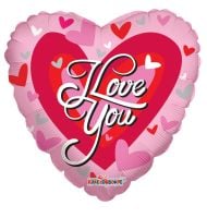 09" I Love You Big Heart Balloon