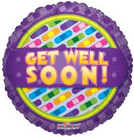 18" Get Well Bandage Balloon