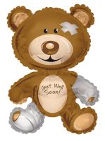 36" Bear Get Well Balloon
