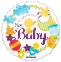 18" New Baby Gellibean Balloon