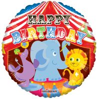 18" Birthday Circus Balloon