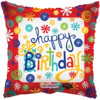 09" Birthday Swirls Balloon