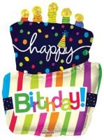 36" Funky Cake Shape Balloon