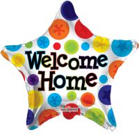 18" Welcome Home Star Balloon