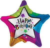 18" Birthday Star Balloon