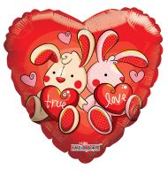 09" Love Bunnies Balloon