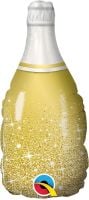 14" Mini Gold Bubbly Wine Bottle  Balloon