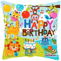 18" Birthday In The Jungle Balloon