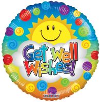 09" Get Well Sunshine Balloon