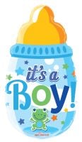 20" Shape Baby Bottle Boy Balloon