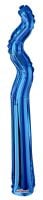 Kurly Zig Zag Royal Blue Balloon