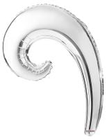 Kurly Wave Silver Balloon