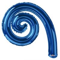 Kurly Spiral Royal Blue Balloon
