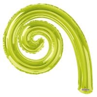 Kurly Spiral Kiwi Balloon