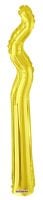 Kurly Zig Zag Gold Balloon