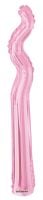 kurly Zig Zag Pink Balloon