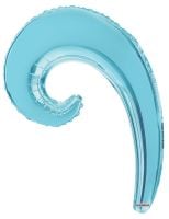 Kurly Wave Light Blue Balloon
