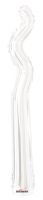 Kurly Zig Zag White Balloon