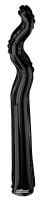 Kurly Zig Zag Black Balloon