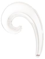 Kurly Wave White Balloon