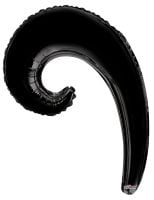 Kurly Wave Black Balloon